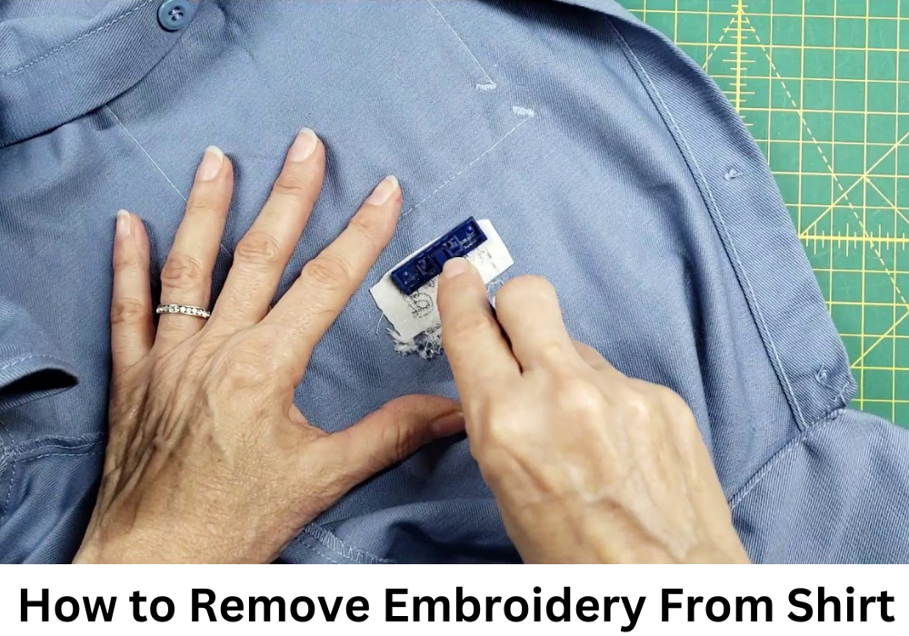How to Remove Embroidery From Shirt
