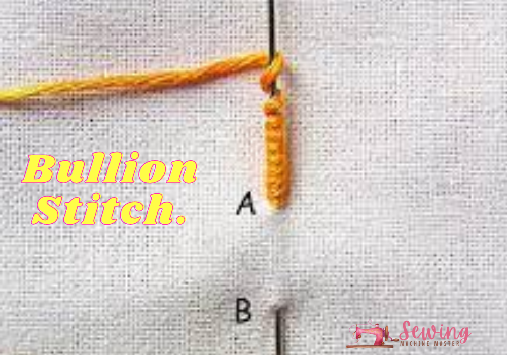 bullion knot stitch