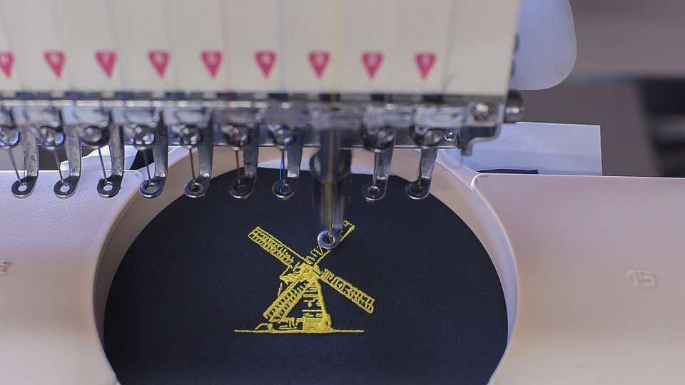 How do embroidery machines work?