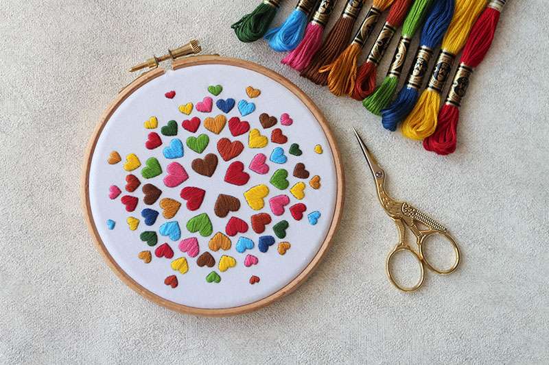 Satin Stitch Embroidery 