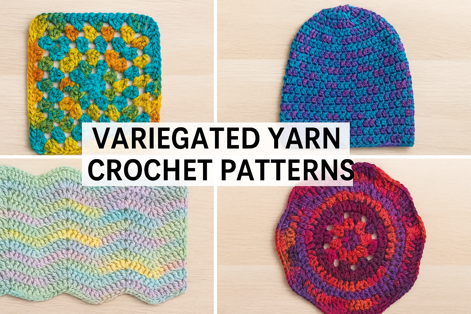 variegated yarn crochet patterns