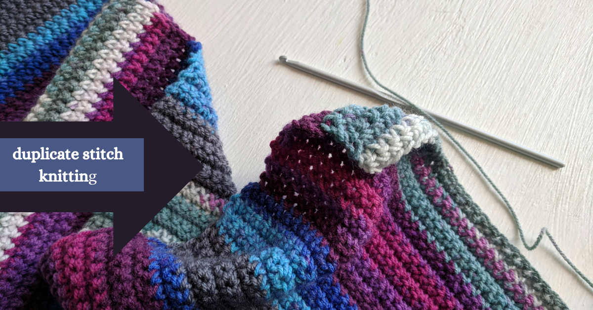 duplicate stitch knitting