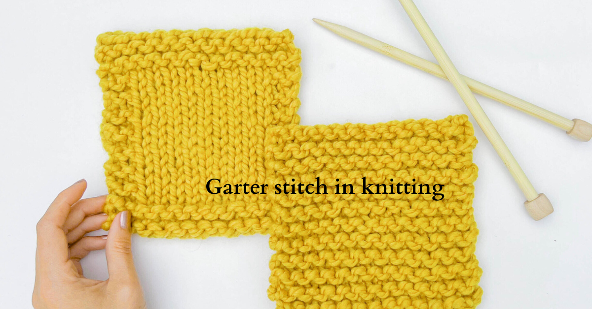 garter stitch in knitting