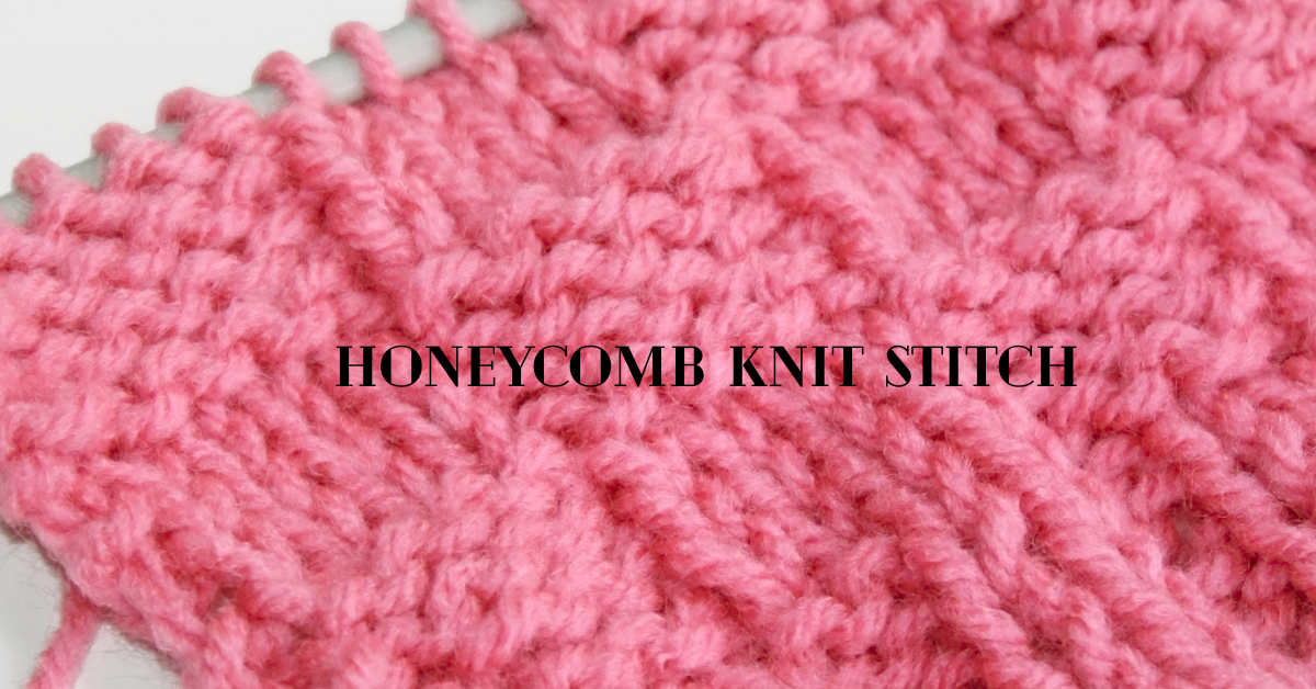 honeycomb knit stitch