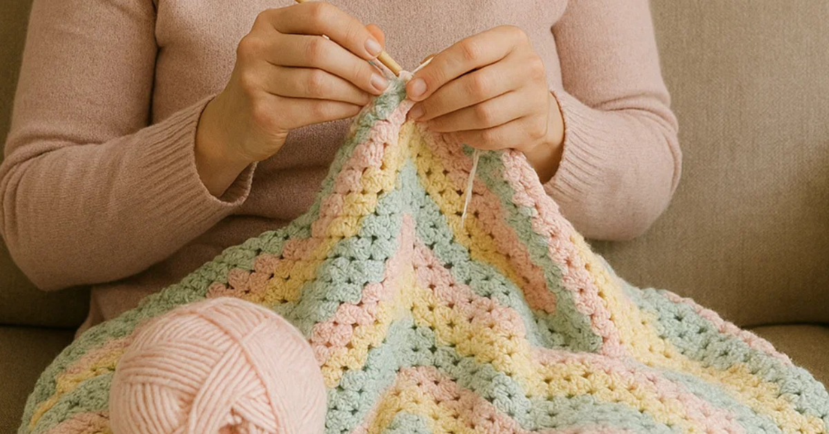 how to knit a baby blanket