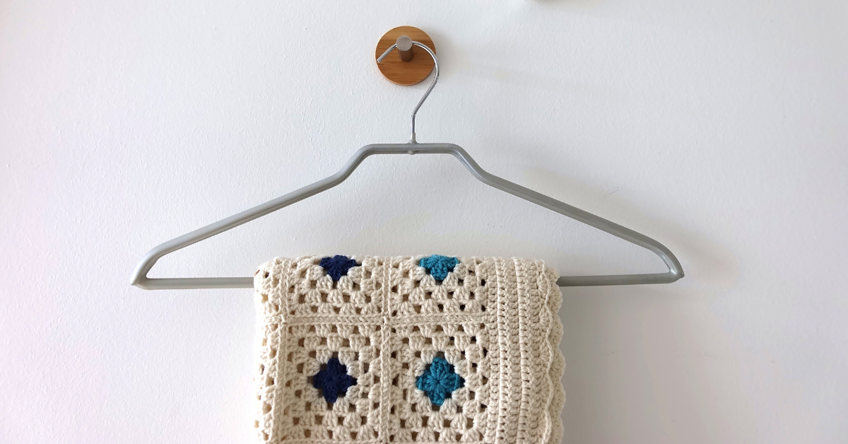 size of baby blanket crochet